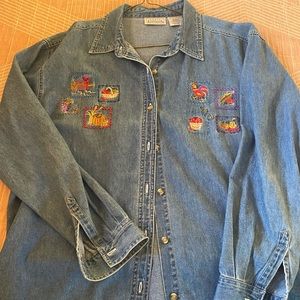Denim Blouse